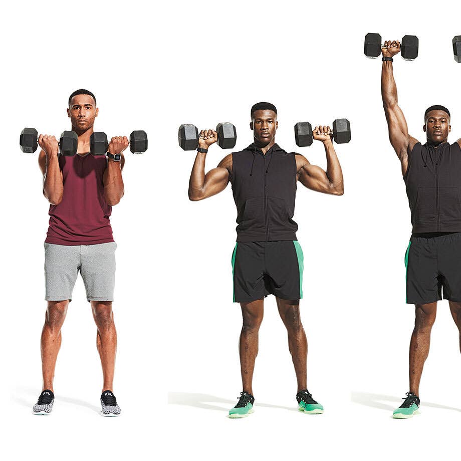 How To Do An Arnold Press The Ultimate Shoulder Builder Men s Journal