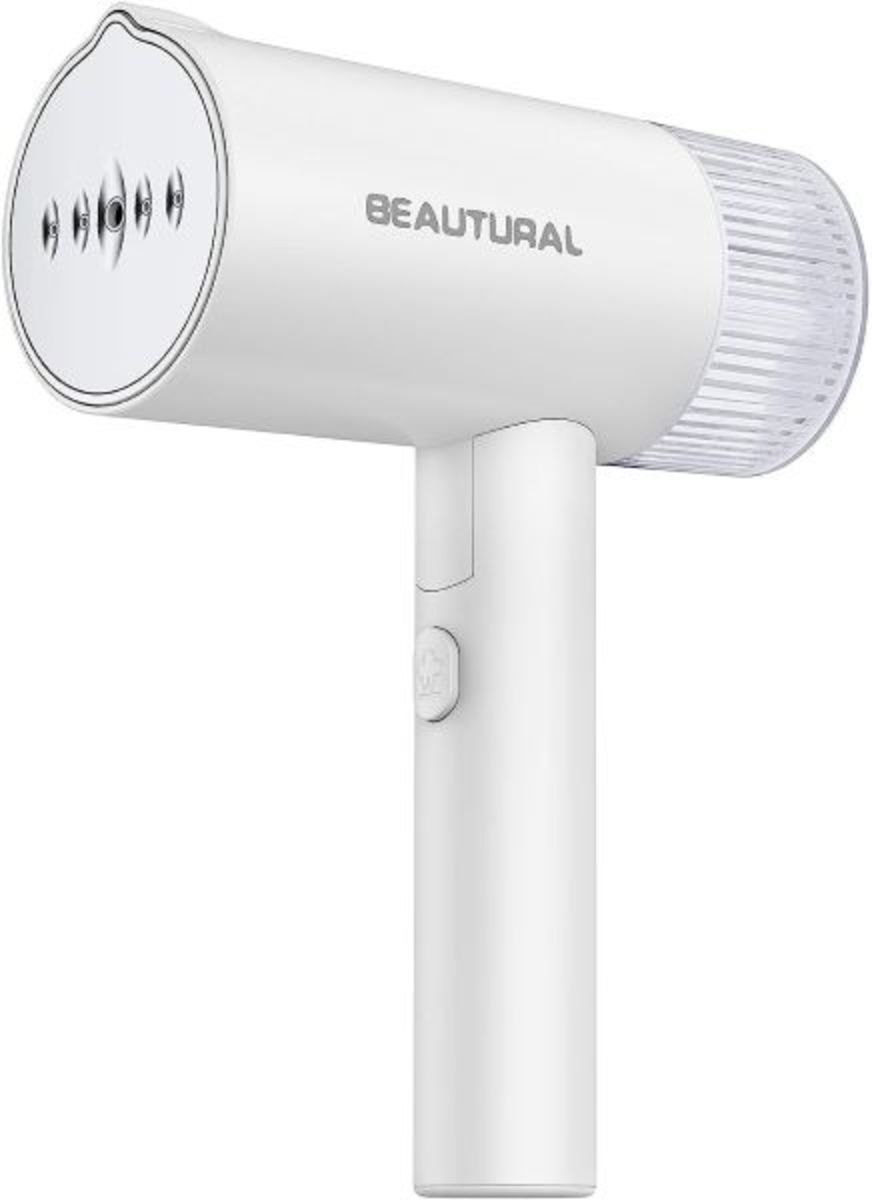 White portable steamer