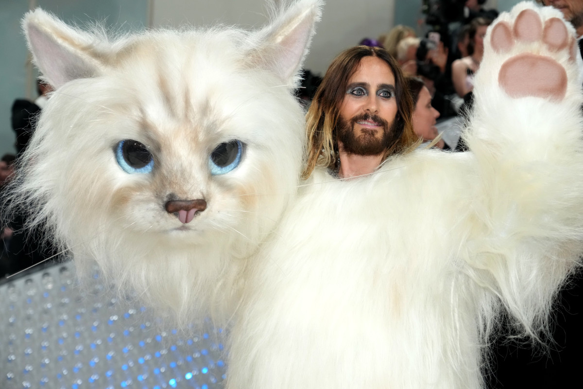 Jared Leto's Met Gala Cat Suit Paid Homage to Karl Lagerfeld Men's