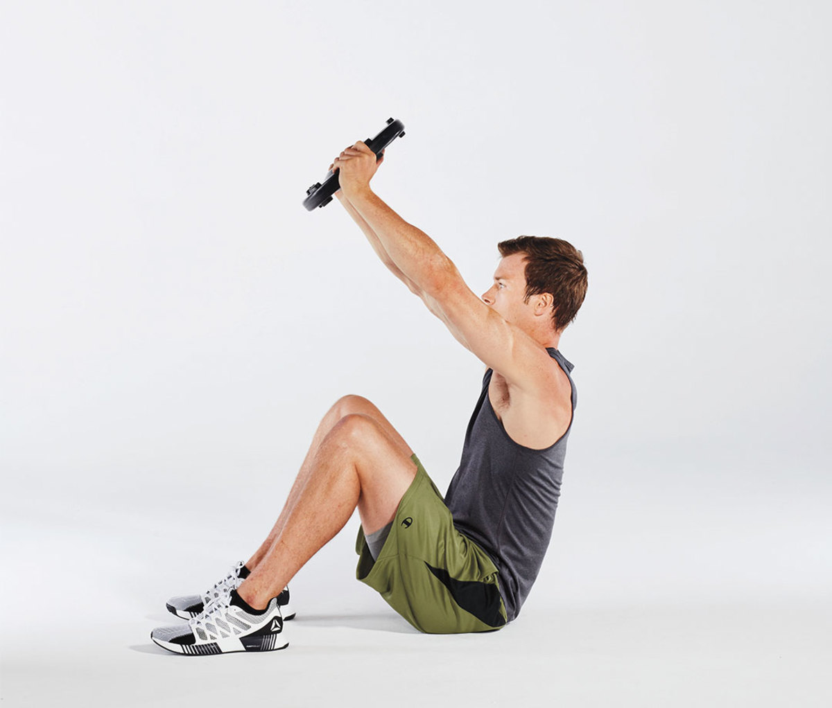 Ab exercises with weight plate 2025