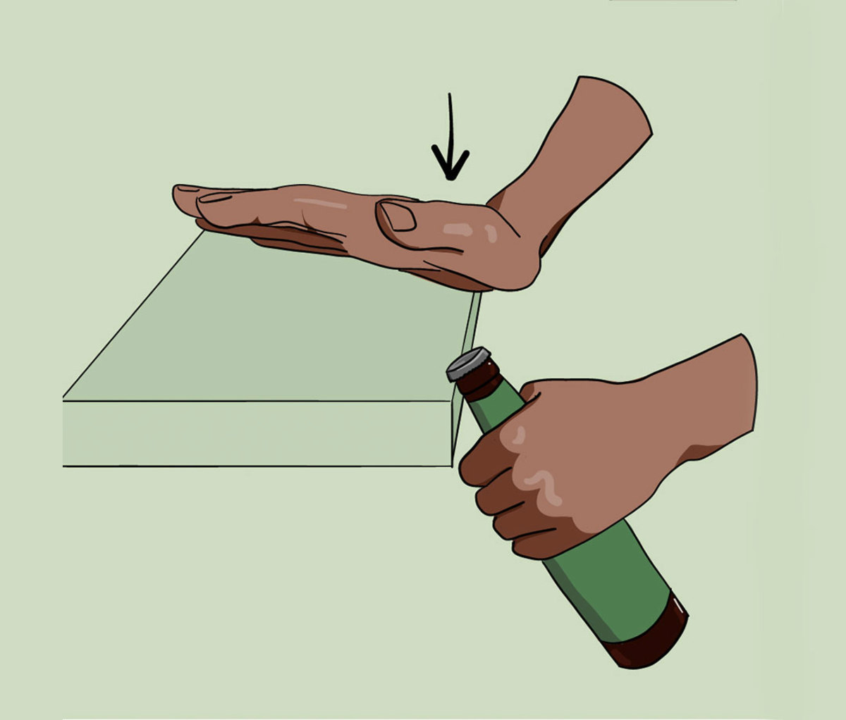 Open a bottle without on sale an opener