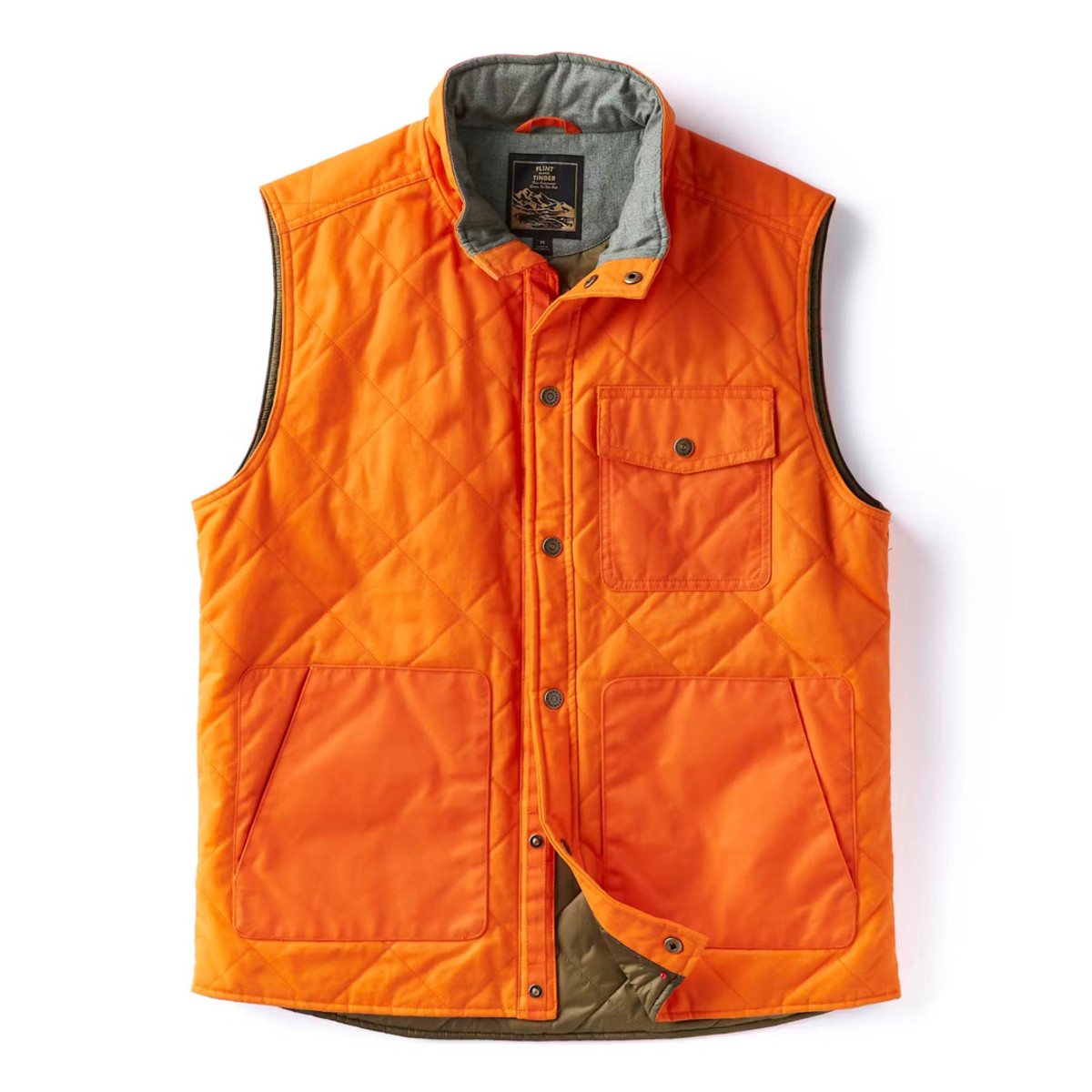 The Flint and Tinder Quilted Waxed Vest Is 30 Off Right Now Men's