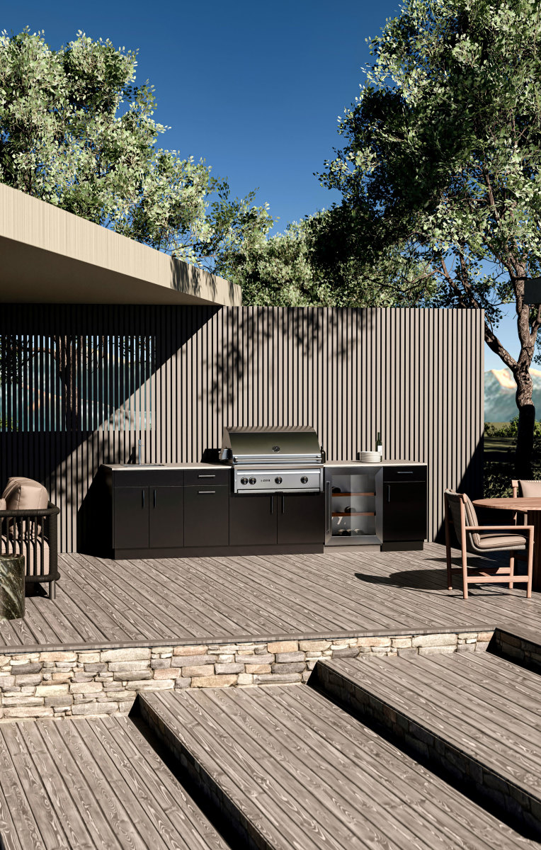 TREX Outdoor Kitchens Debuts a New Line of Preset Designs Men s Journal Home Living Handbook