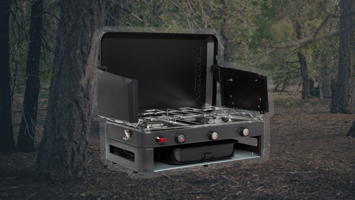 The Zempire 2Burner Deluxe & Grill Camping Stove Is 46 Off Men's