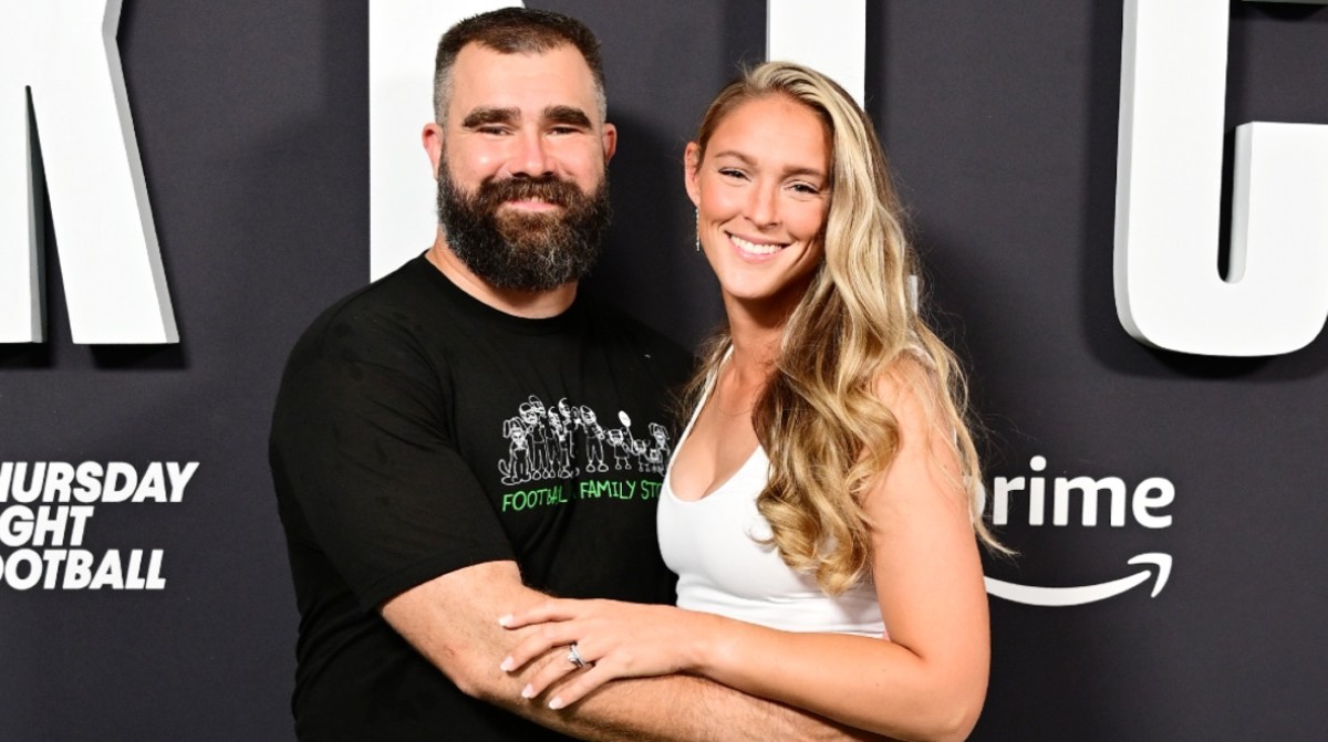 Jason Kelce Reveals He Got Wife Kylie an Iron Sword for Her Anniversary