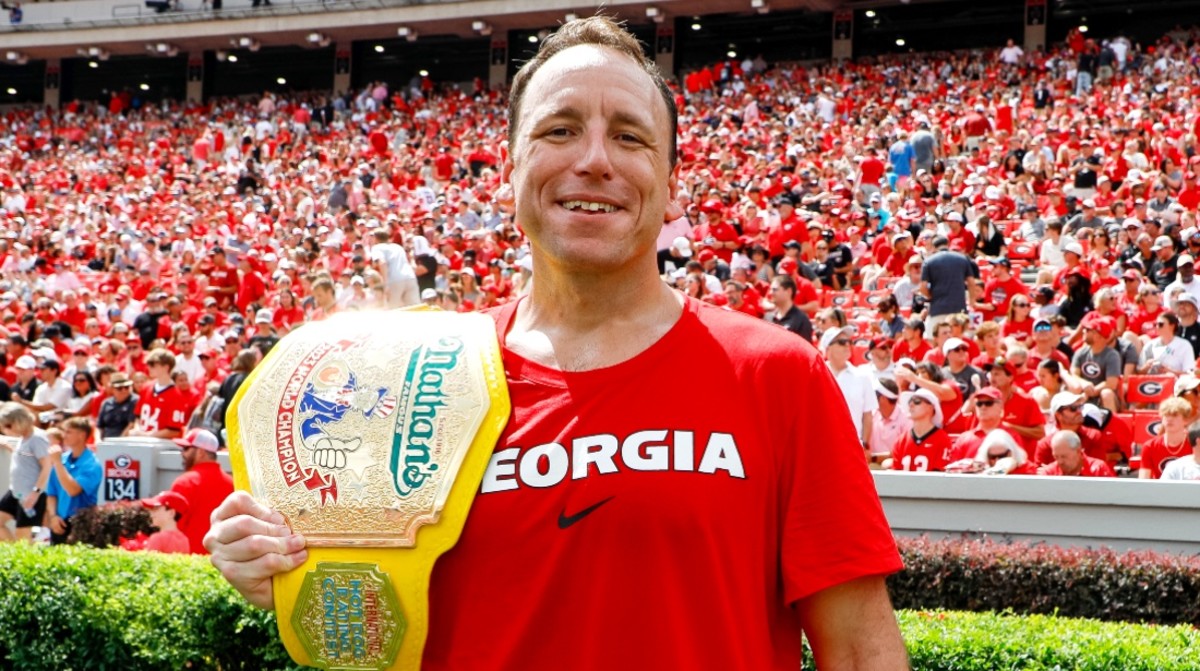 Joey Chestnut Banned From 2024 Nathan's Hot Dog Eating Contest Men's