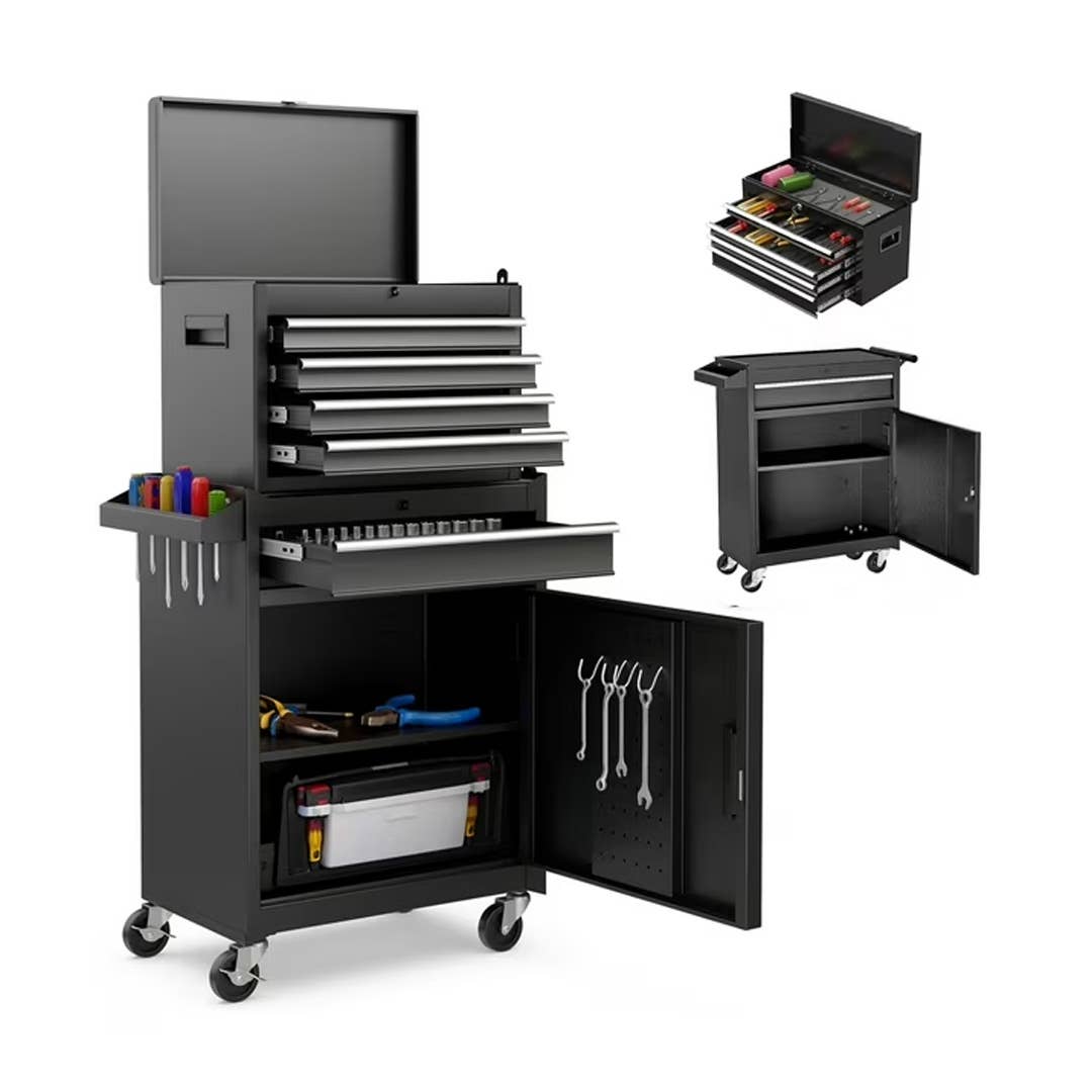 The Seizeen 2-in-1 Metal Tool Chest Is 58% Off at Walmart
