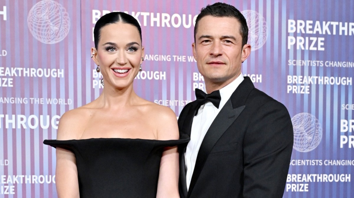 Katy Perry and Orlando Bloom Leap From Helicopter Into the Ocean