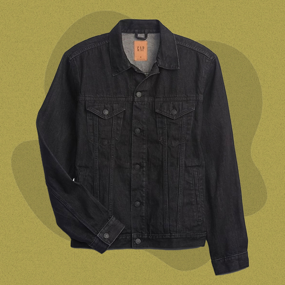 New Icon Aged Black Wash Denim Jacket