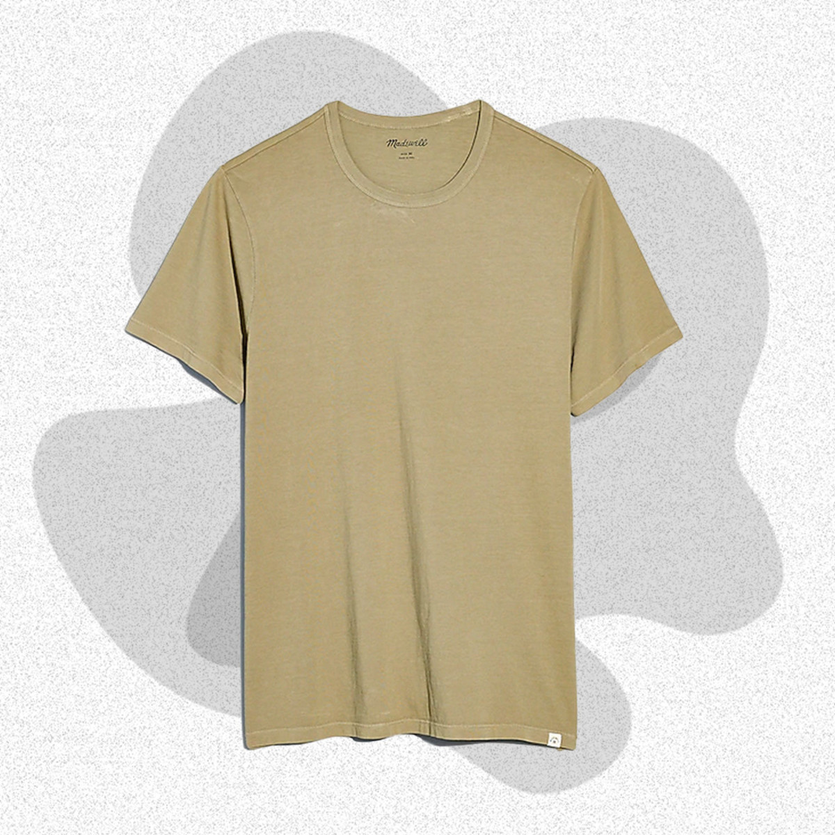 Men's Plain Yellow Crew Neck T-shirt HIGH QUALITY Slim Fit tees