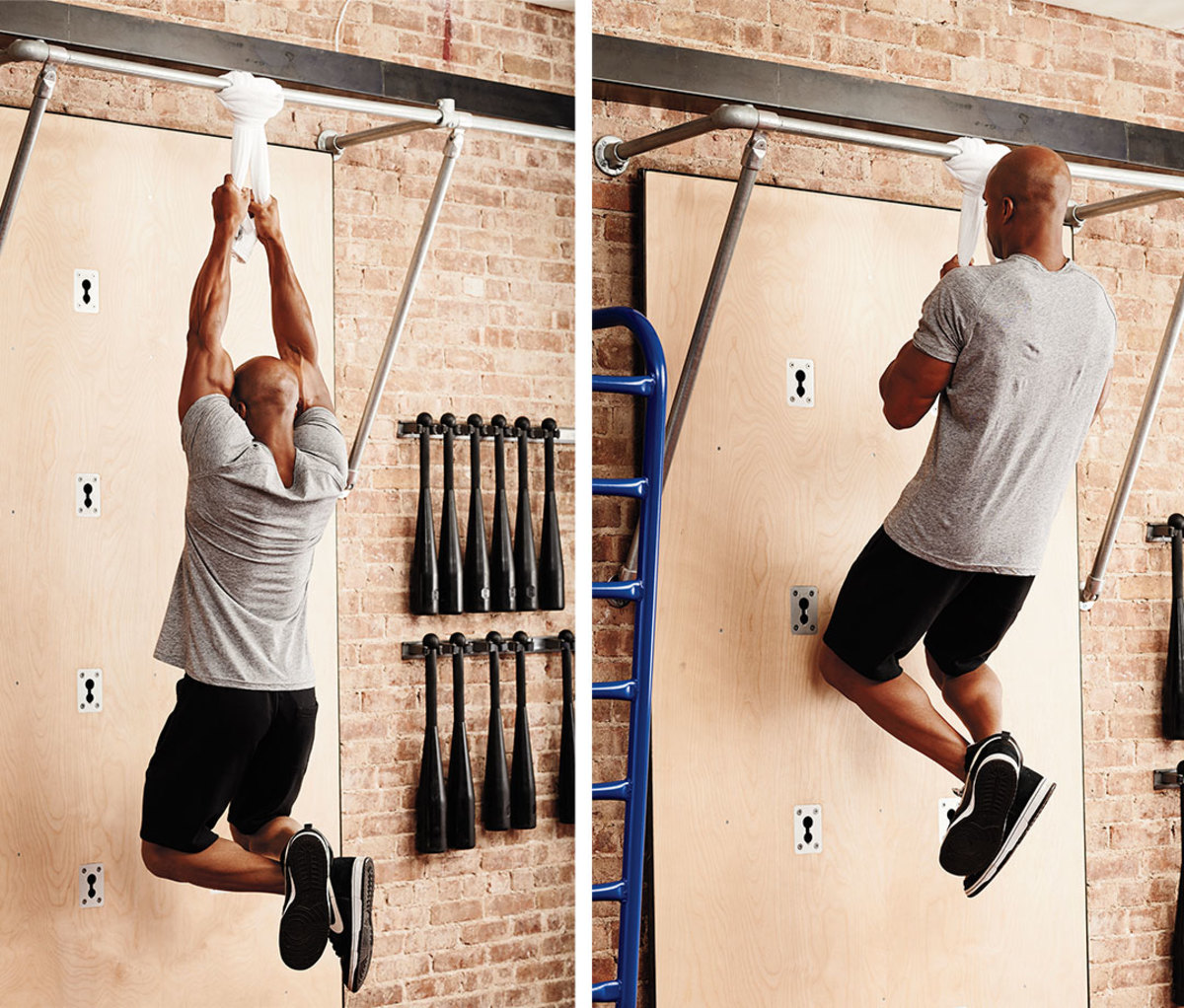 Towel pull outlet ups door