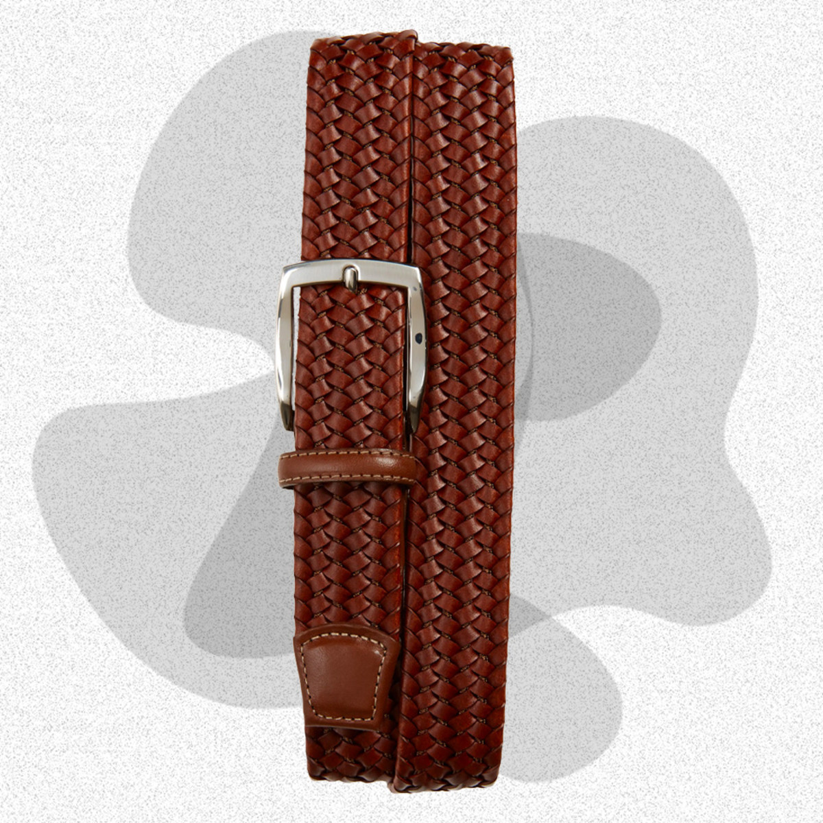 CrookhornDavis Men's Toscana Leather Tubular Braided Belt in 2023