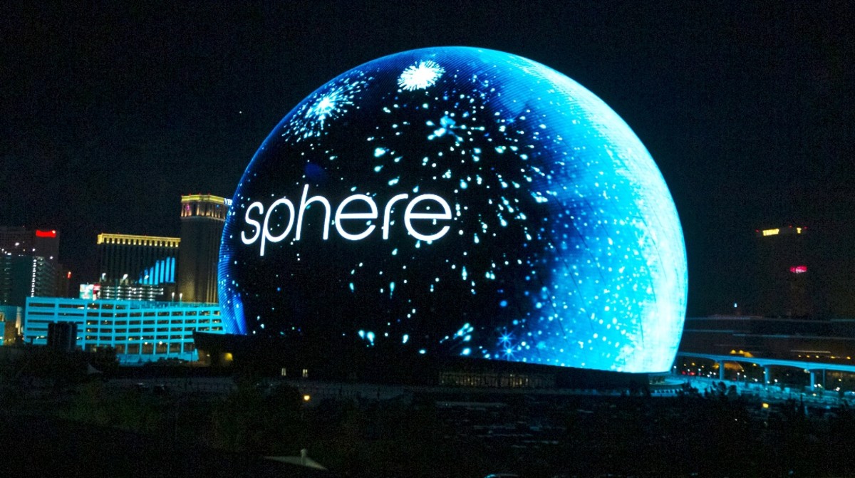 Las Vegas Sphere lights up the sky, but what exactly is it