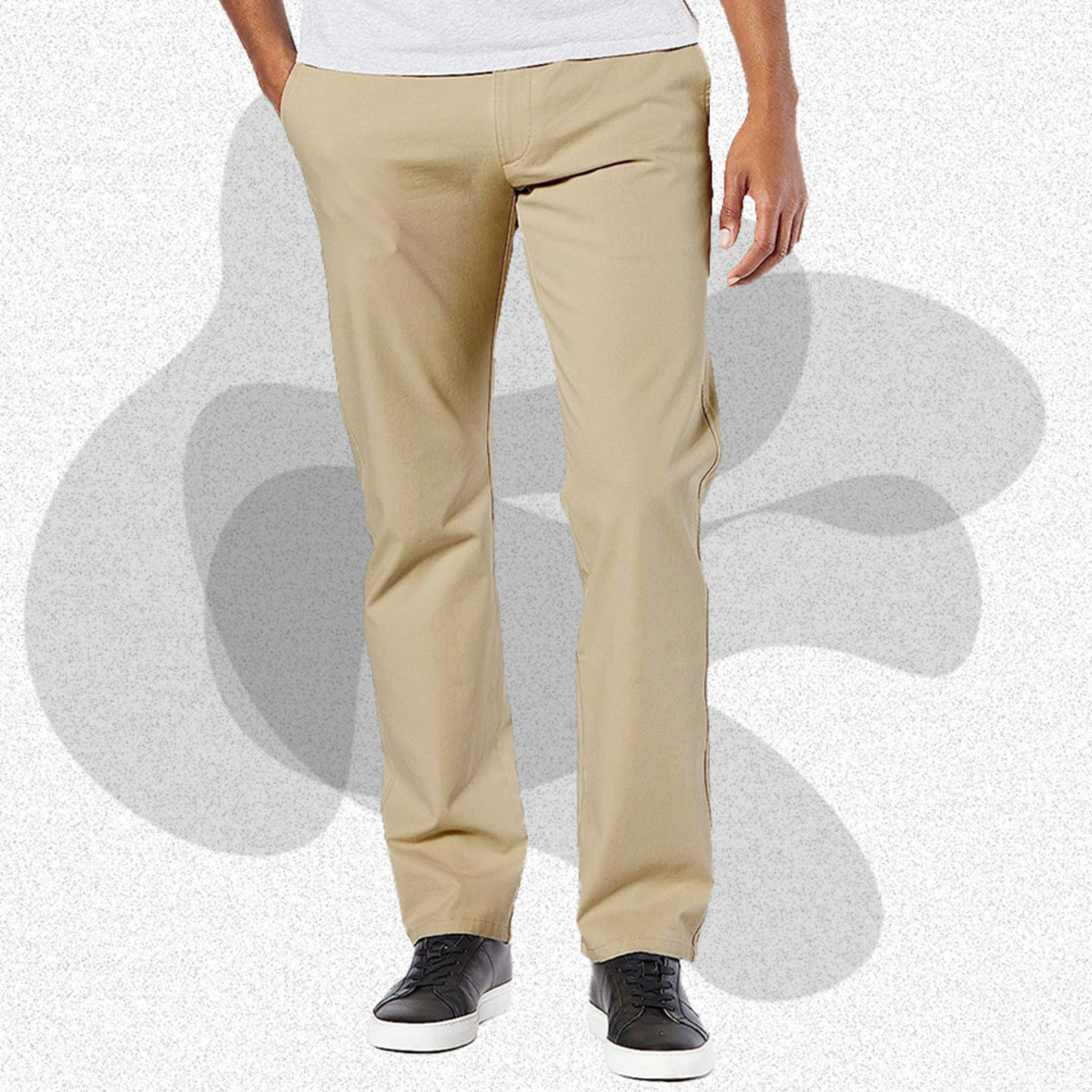 DOCKERS Weekend High Rise Womens Chino Pants - KHAKI