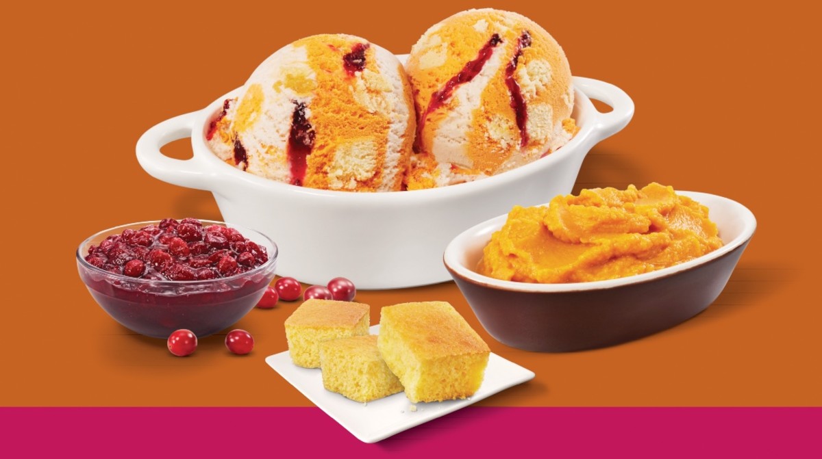 BaskinRobbins Unveils Thanksgiving Dinner Ice Cream Flavor Men's Journal