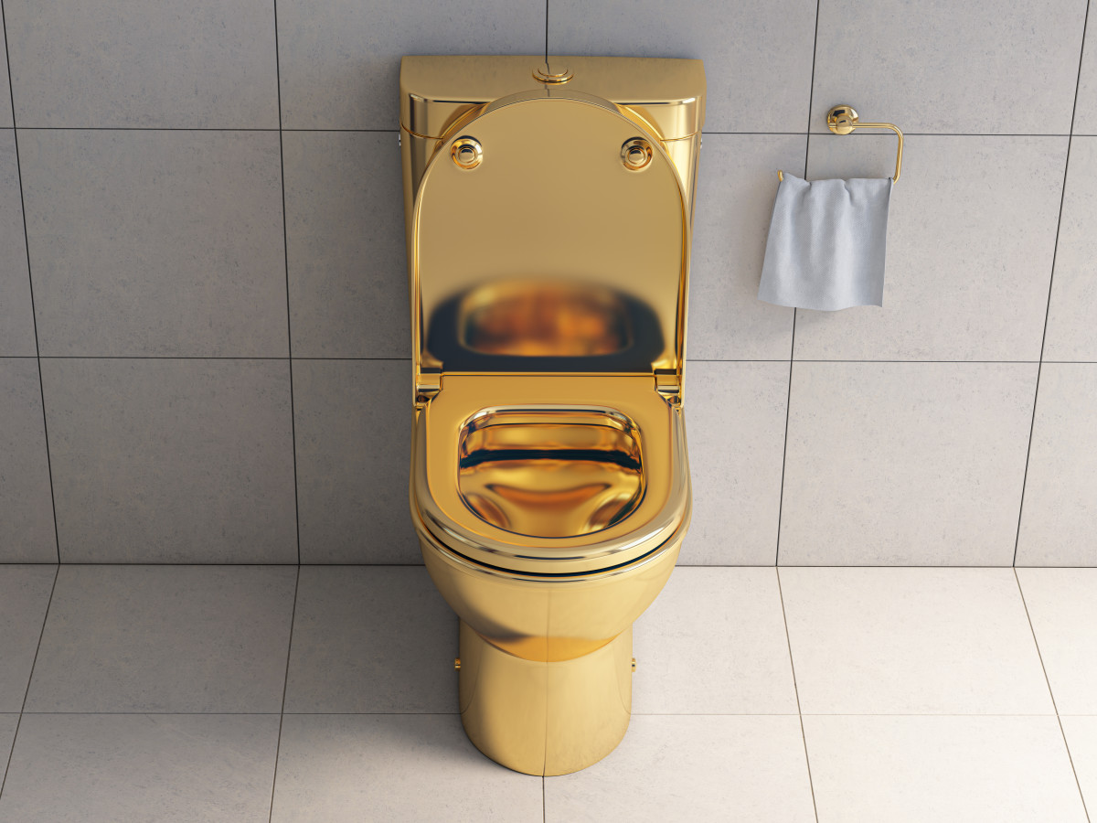 Thieves Charged With Stealing Golden Toilet From Winston Churchill's