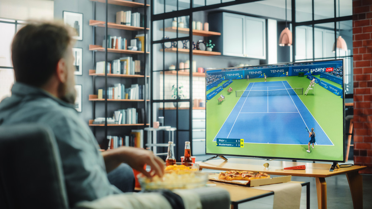 Watching on sale tennis live