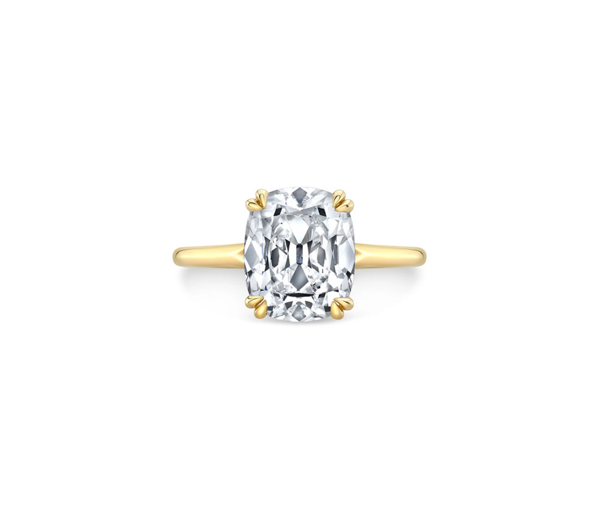 Francesca Solitaire Engagement Ring by Jean Dousset | Jean Dousset's jewelry  is always meticulously designed to be beautiful when viewed from all  angles, because personality is in the details. Make Francesca... |