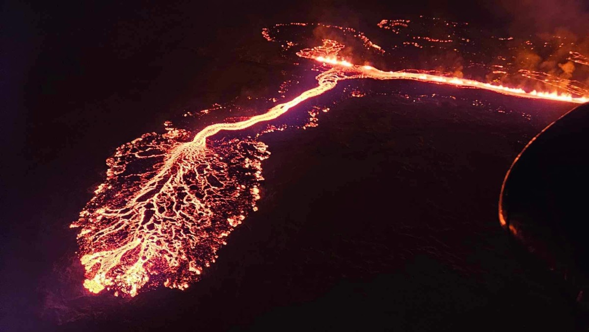 Breathtaking Videos Show Iceland’s Massive Fagradalsfjall Volcano