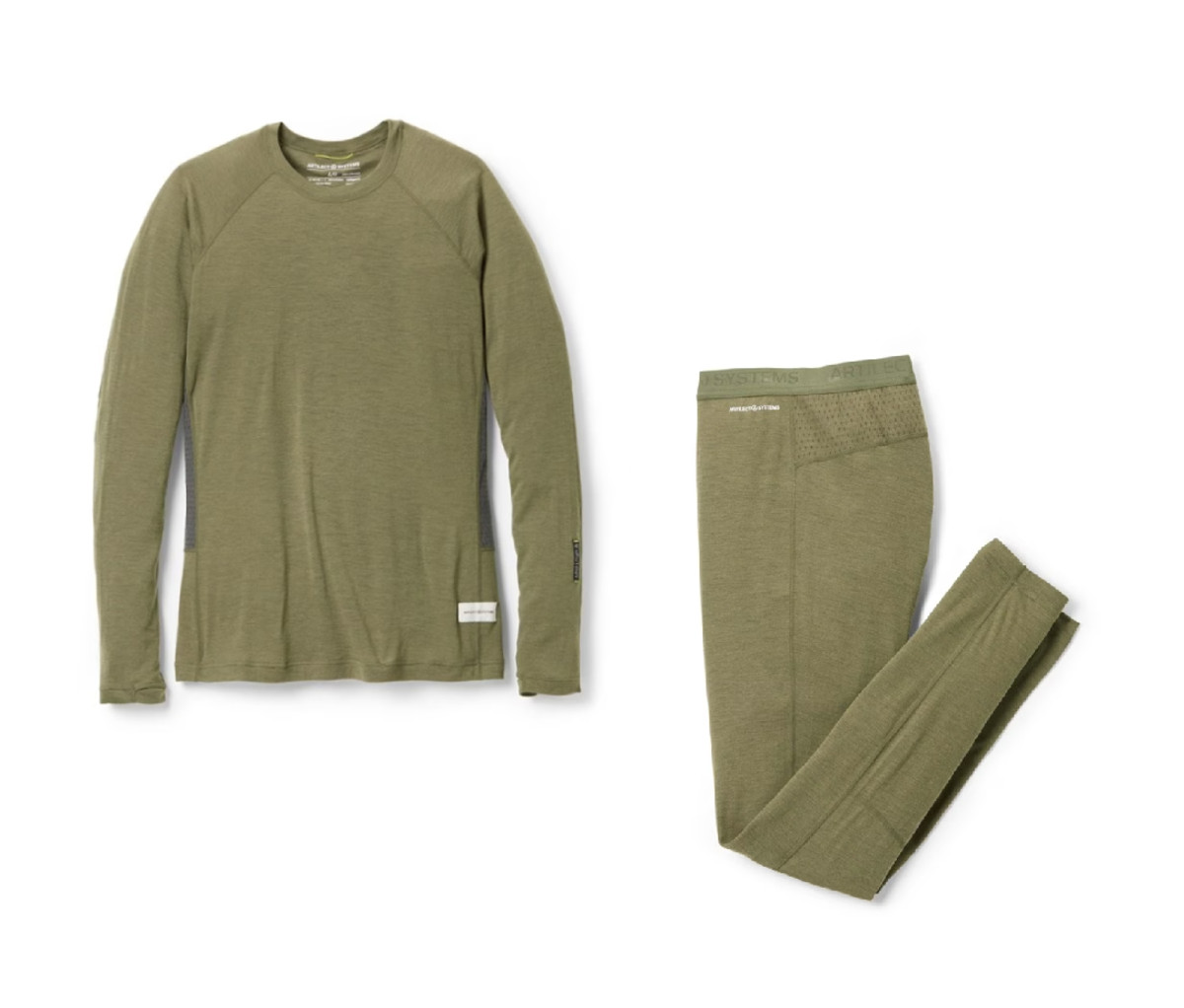 Men's wool base & mid layer tops with yak wool, merino and bamboo