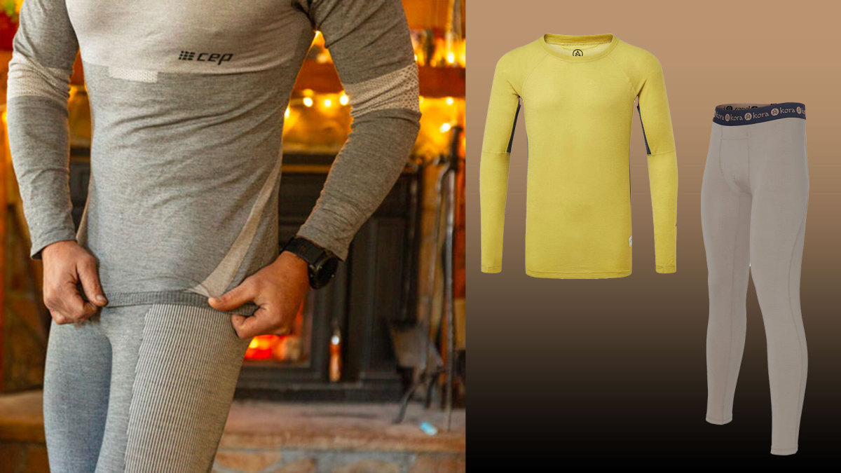 Thermal Underwear For Men, Winter Gear Long Johns Base Layer Top And Bottom  Set For Skiing Running Gym Clothes Men
