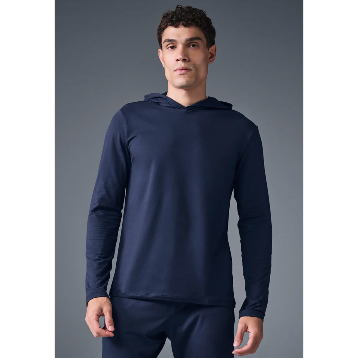 【Alo Yoga】Conquer Reform Long Sleeve With Hood Conquer Reform Long Sleeve With Hood - Espresso | Alo Yoga