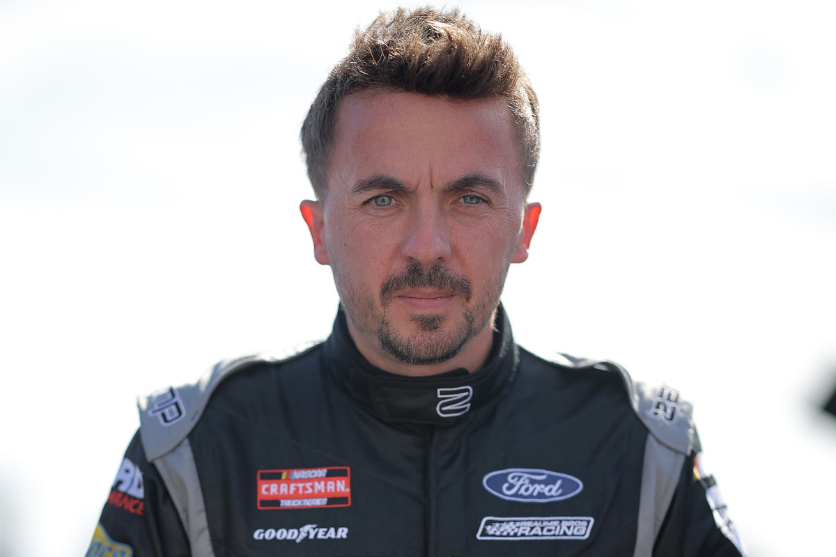 HAMPTON, GEORGIA - FEBRUARY 21: Frankie Muniz #33 driver of the NUGGETTRAP.COM Ford looks on during qualifying for the NASCAR Craftsman Truck Series Fr8 208 at Atlanta Motor Speedway on February 21, 2025 in Hampton, Georgia. (Photo by Jonathan Bachman/Getty Images)
