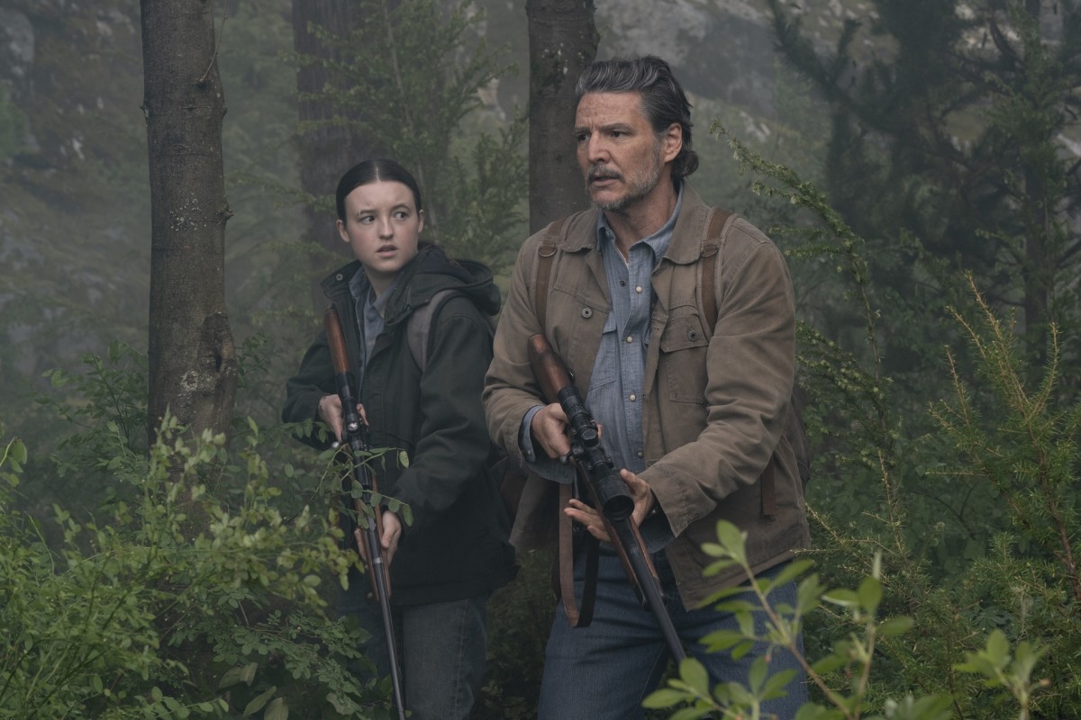 Bella Ramsey and Pedro Pascal in 'The Last of Us.'