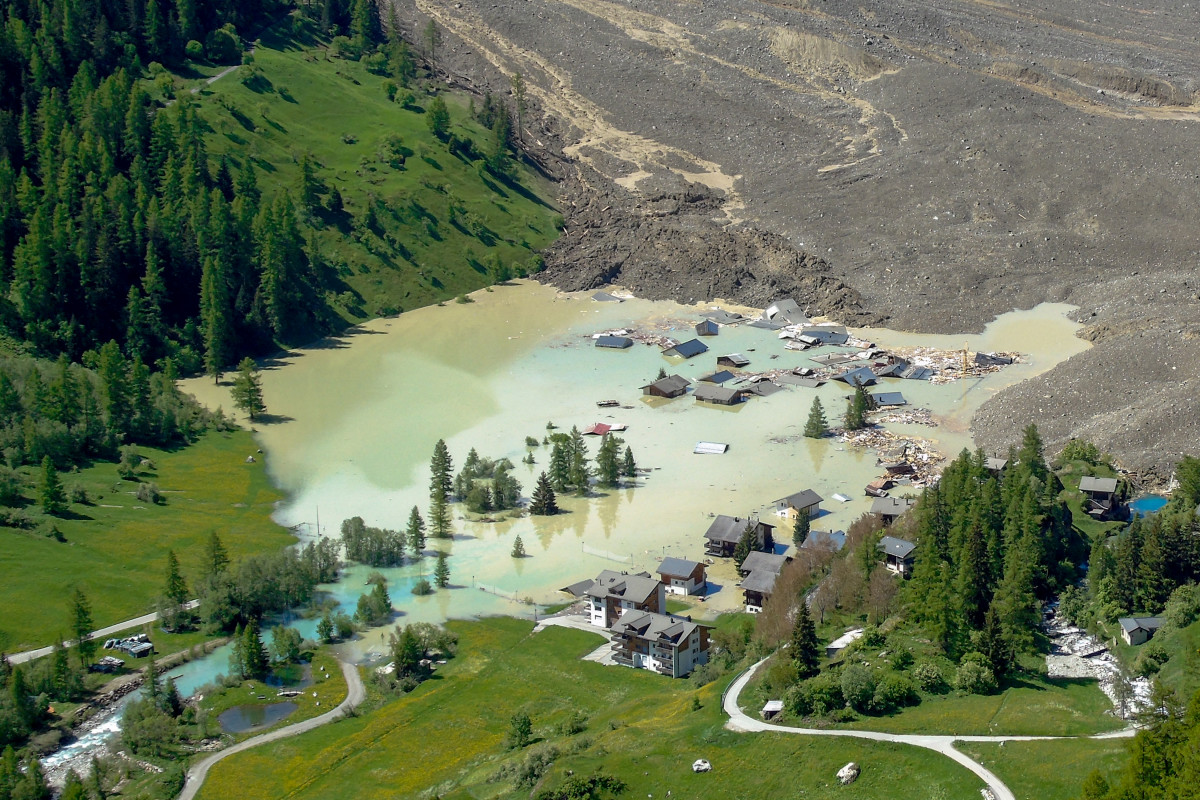 Catastrophic Glacier Collapse Buries Blatten Switzerland Switzerland Environment Mountains Disasters Landslide 