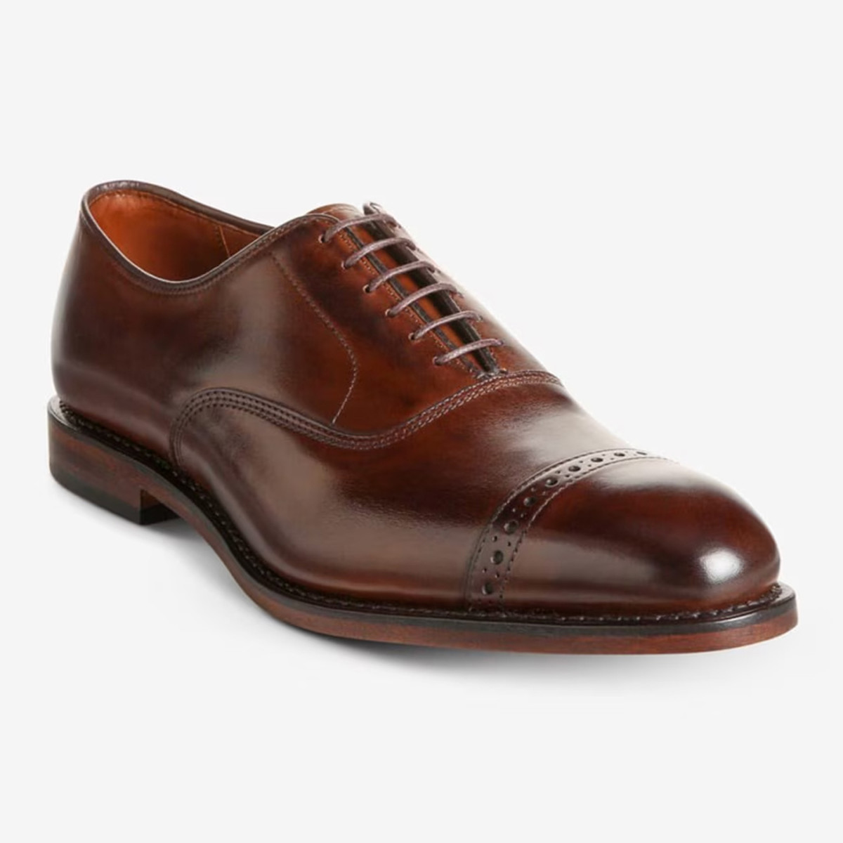 【size7/E】allen edmonds fifth avenue おまけ付 Fifth Avenue Cap-toe Oxford Dress Shoe with Dainite Sole