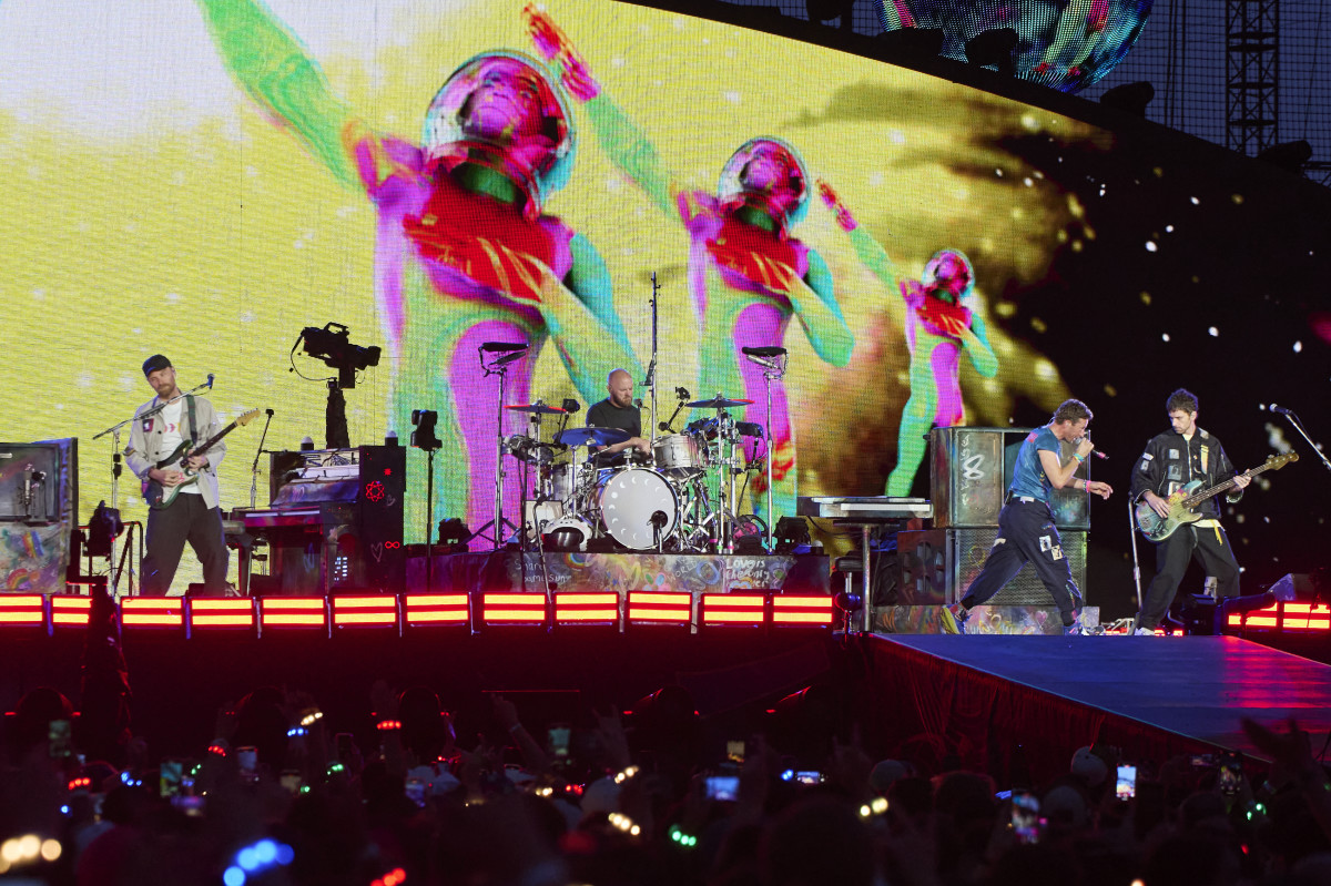 Coldplay 콘서트 현장