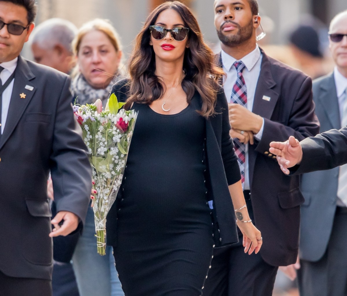 Megan Fox is seen at 'Jimmy Kimmel Live' on May 31, 2016 in Los Angeles, California.