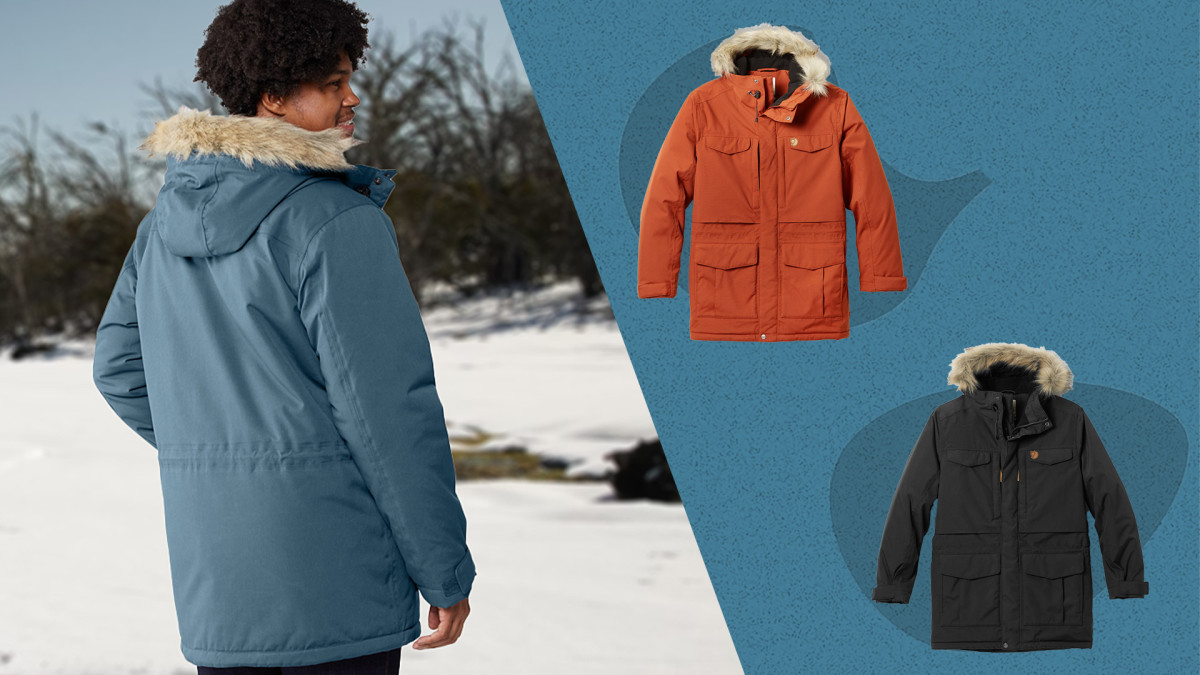 REIS Herren Parka - Winddicht Mit Kapuze & Außentaschen