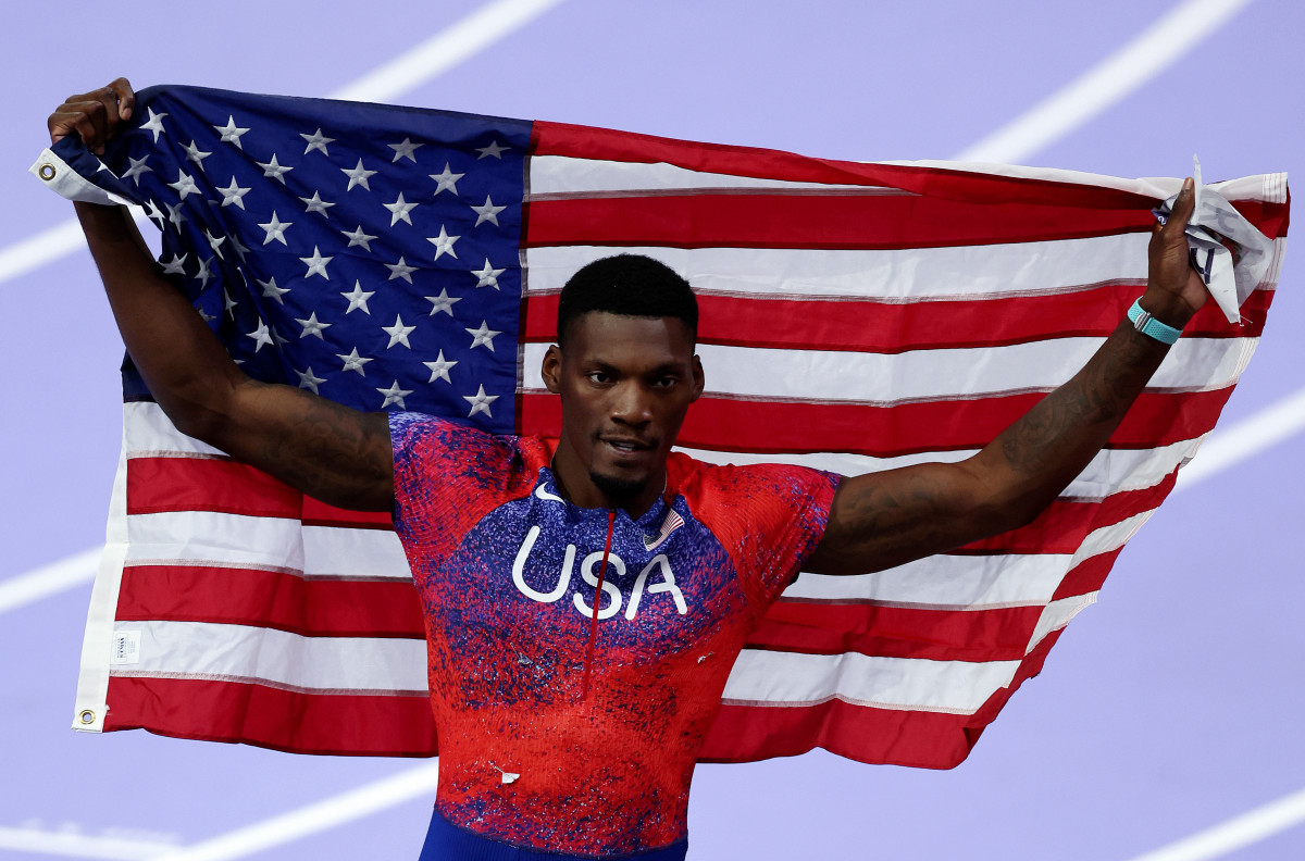 Team USA Olympic Medalist Fred Kerley Tased by Police in Wild Arrest Video Men