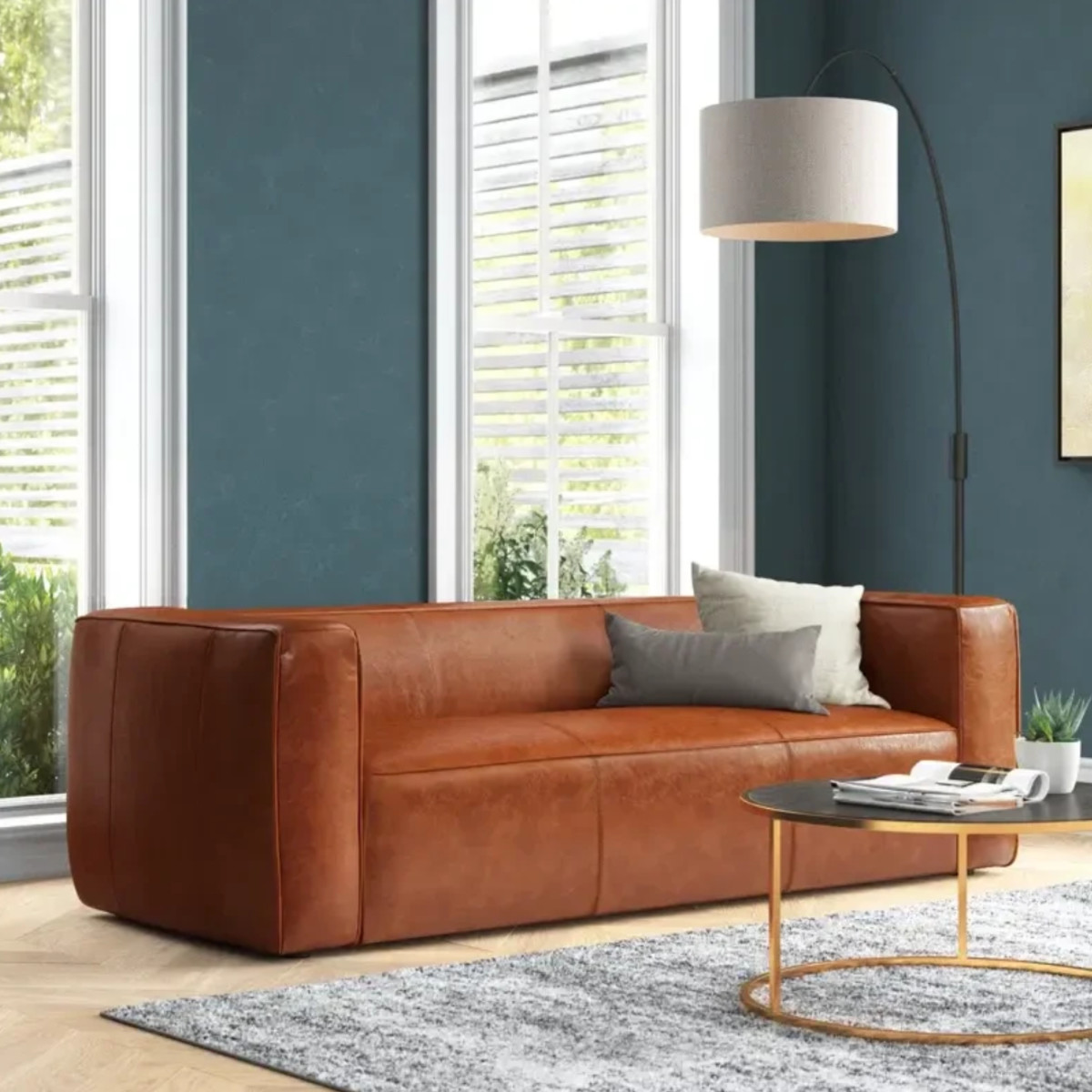 Wayfair Is Selling a Gorgeous 3 200 Leather Sofa for 1 340 Men s Journal