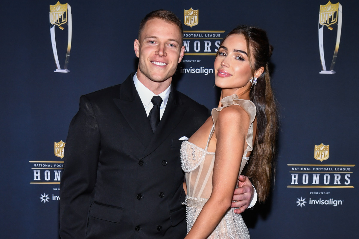 Congratulations Pouring in for Christian McCaffrey, Olivia Culpo Sunday