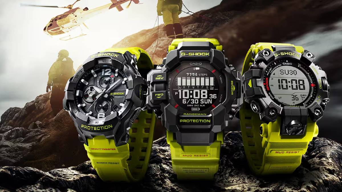 新作 New Three G-SHOCK's MASTER Yellow Bright in Watches G of 時計