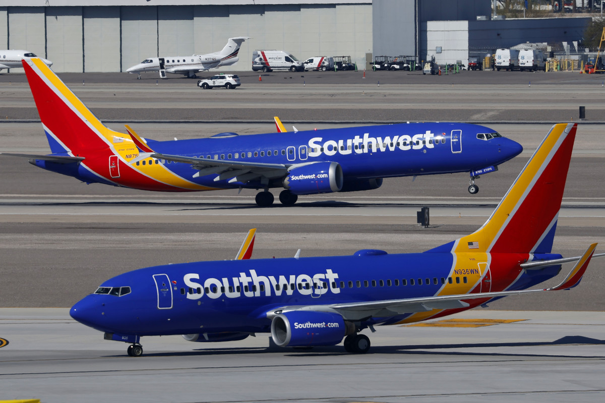 Southwest Airlines Breaks Silence - Southwest Airlines At Harry Reid International Airport In Las Vegas