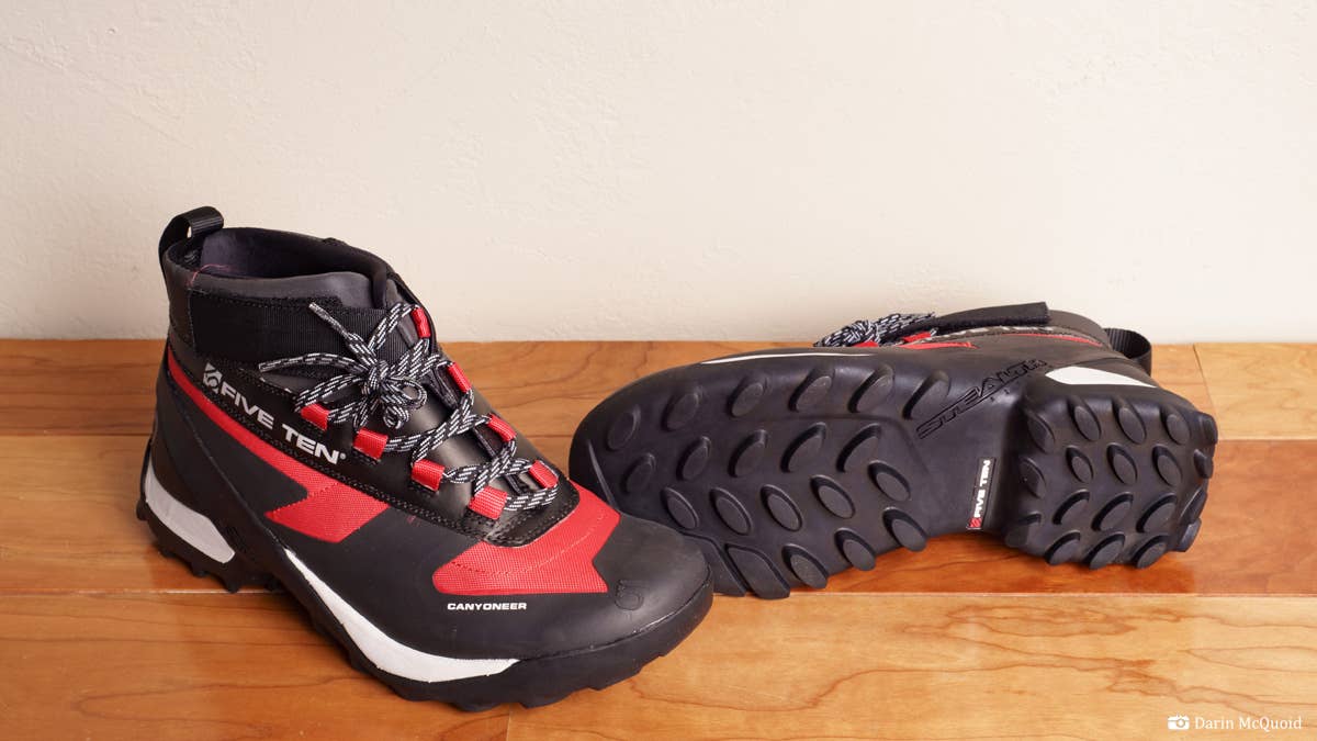 Five Ten Canyoneer 3 canvas Red Sz Boy 2 Girl 3.5 Amazon.com | Five Ten Aleon Climbing Shoes Men main image 4