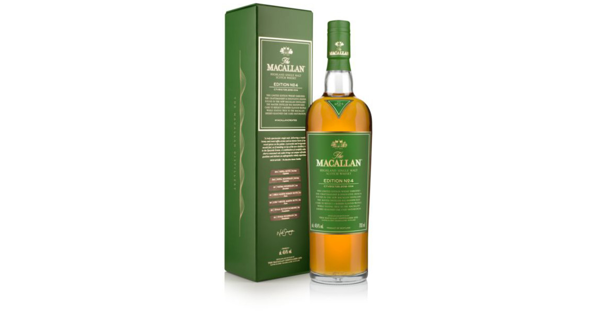 ウイスキー The macallan No.4 Macallan Edition No.4 Single Malt Scotch Whisky (750ml