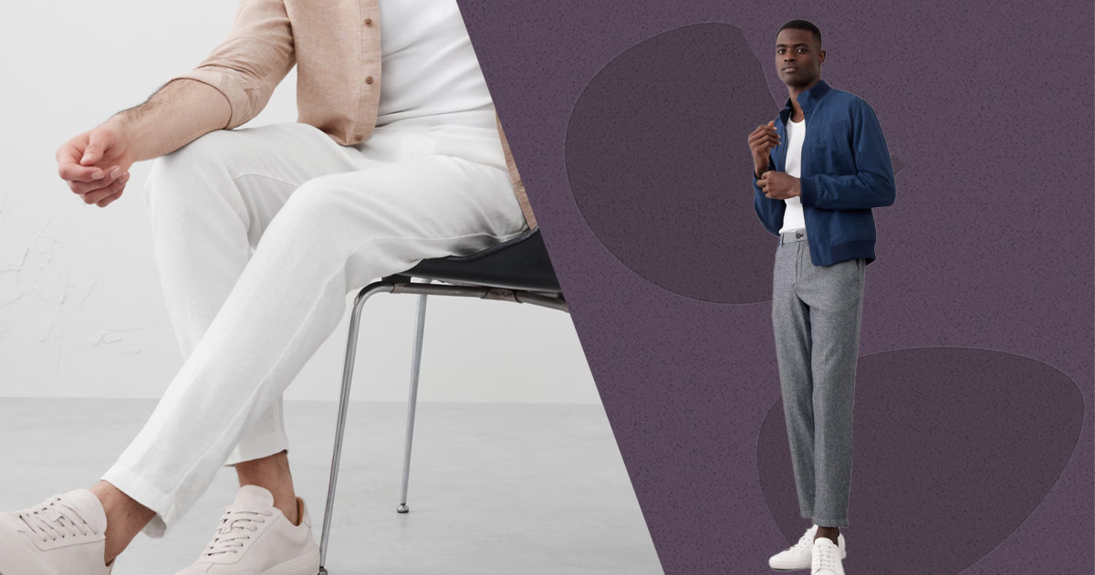 Banana Republic Factory's Athletic Linen Pants Are 60% Off - Men's