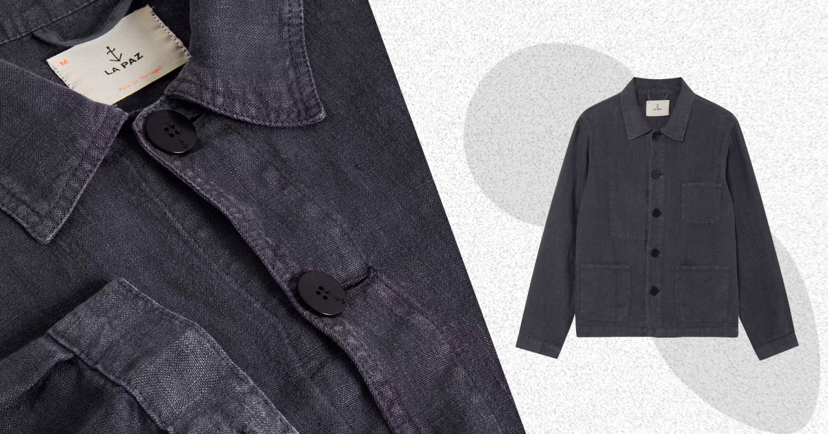050401● Riprap LINEN CHORE COAT L リネン 050401○ Riprap LINEN CHORE COAT L リネン