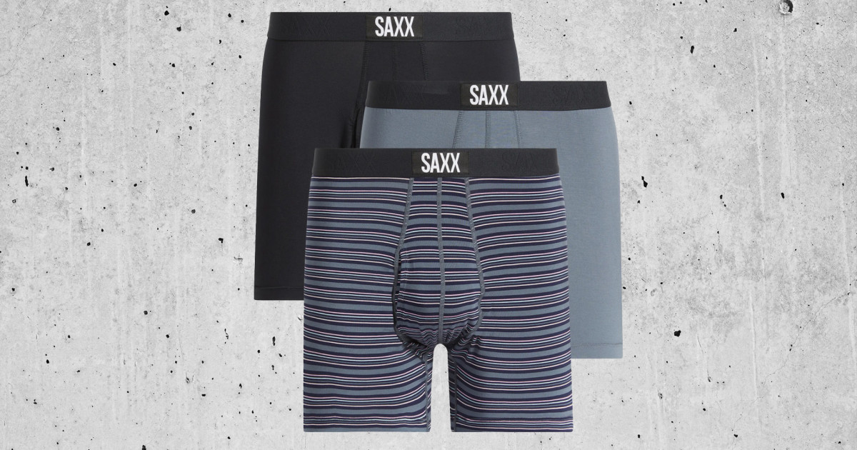 Nordstrom Has Saxx's Super Soft Boxer Briefs for 50% Off - Men's