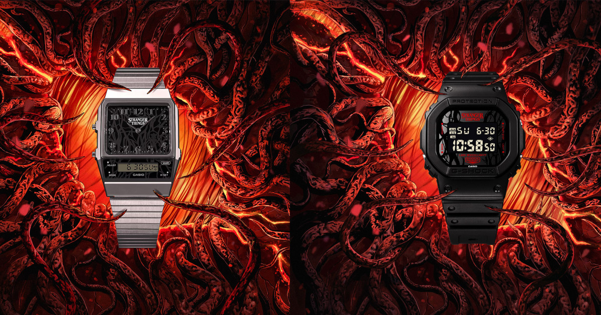 Casio Unveils 'Stranger Things' Watches With Easter Eggs - Men's Casio Unveils 'Stranger Things' Watches With Easter Eggs - Men's