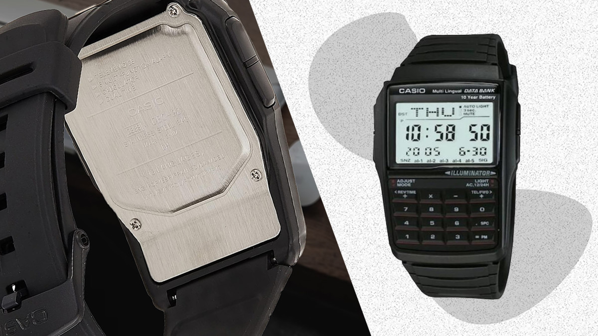 Casio's Vintage Data Bank Digital Watch Is Over 50% Off - Men's
