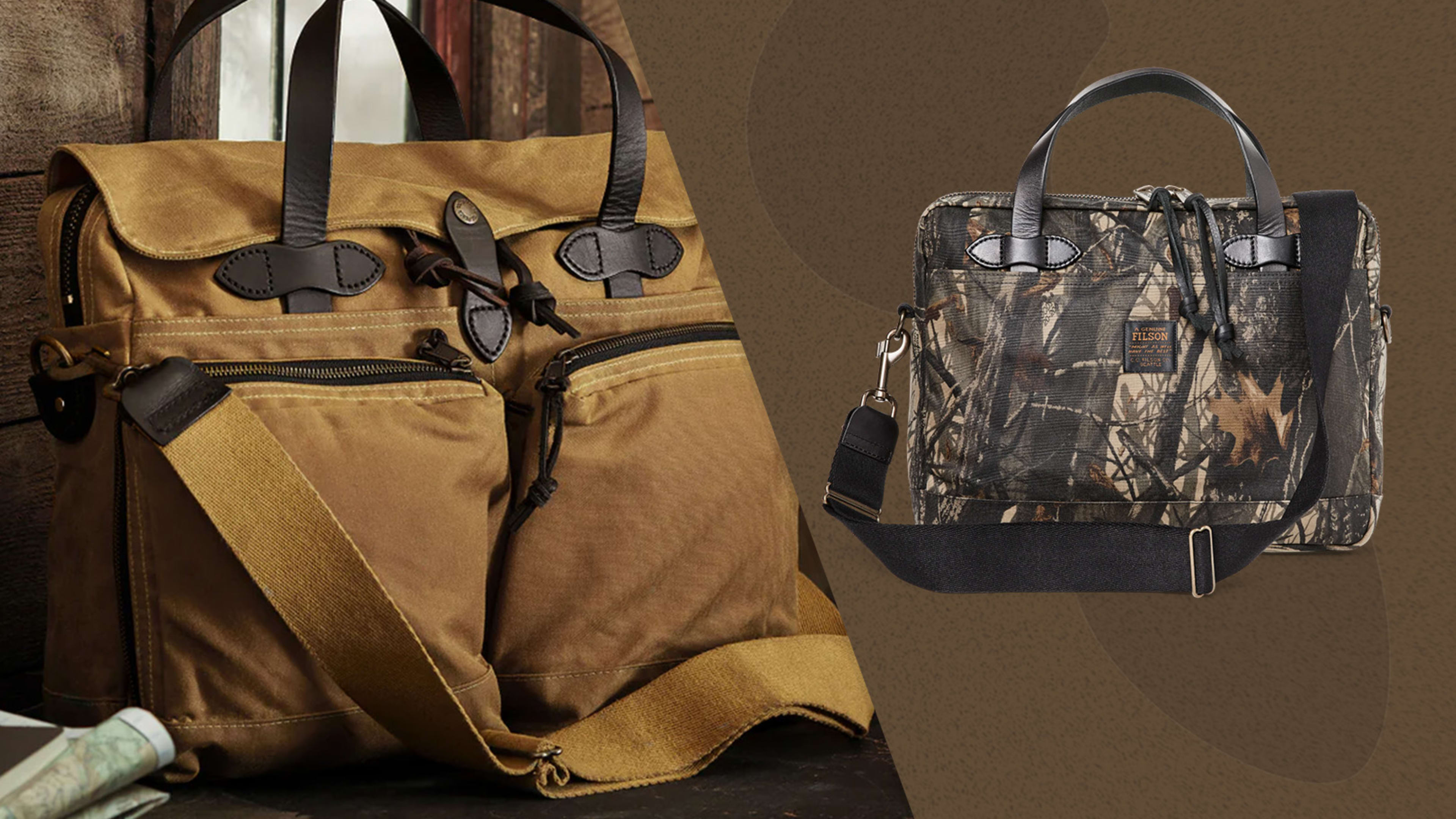 Filson's Tin Cloth Compact Briefcase Is Now 50% Off - Men's