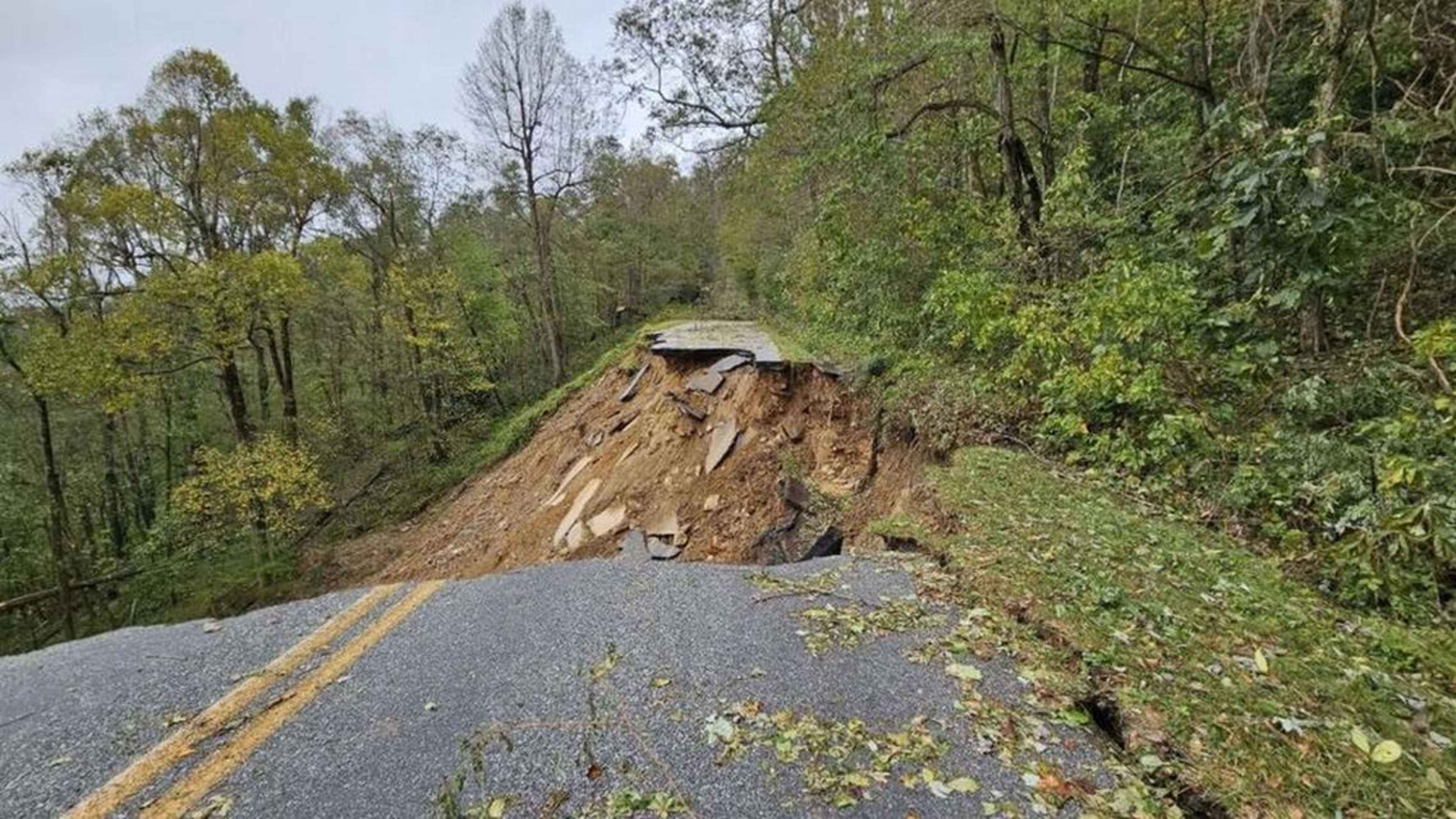 Photos Show Blue Ridge Parkway Damage After Hurricane Helene - Men's ...