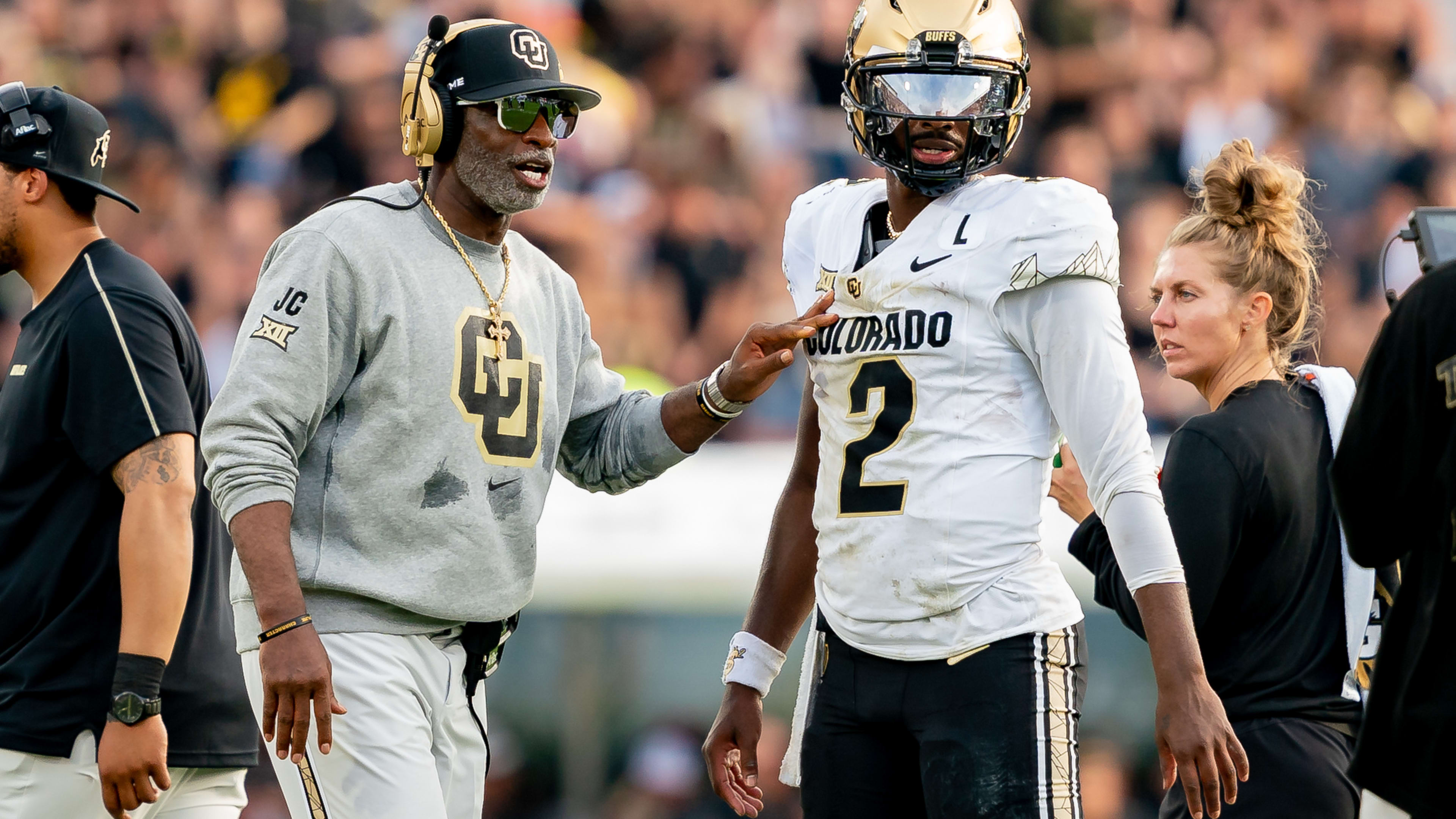 Deion Sanders Reacts to Son Shedeur's Bizarre Mime Interview - Men's Journal