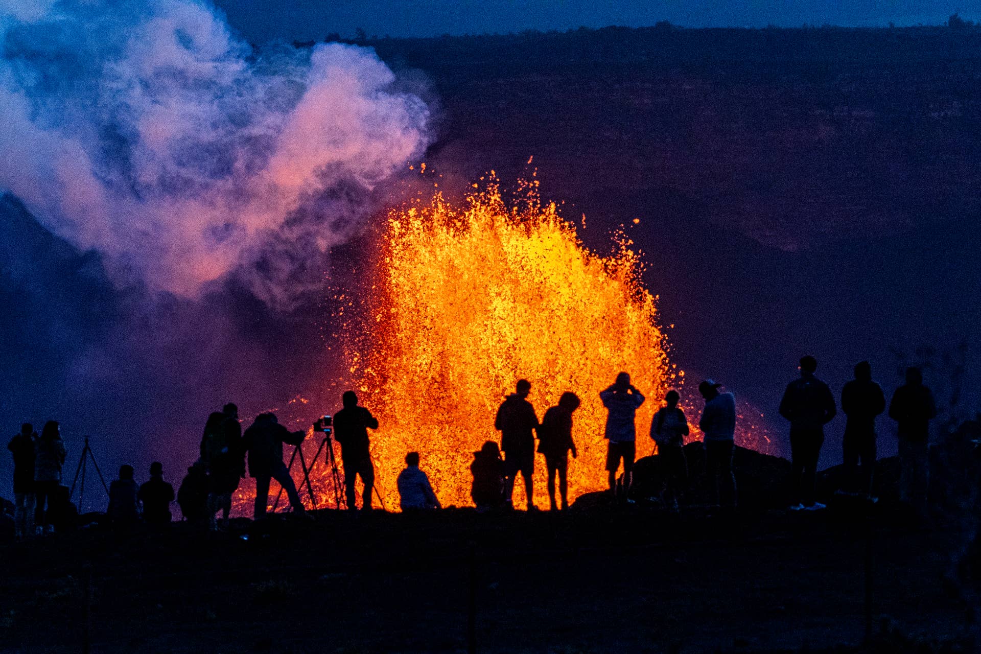 Man Miraculously Survives Cliff Fall Trying to Photograph Volcano - Men ...