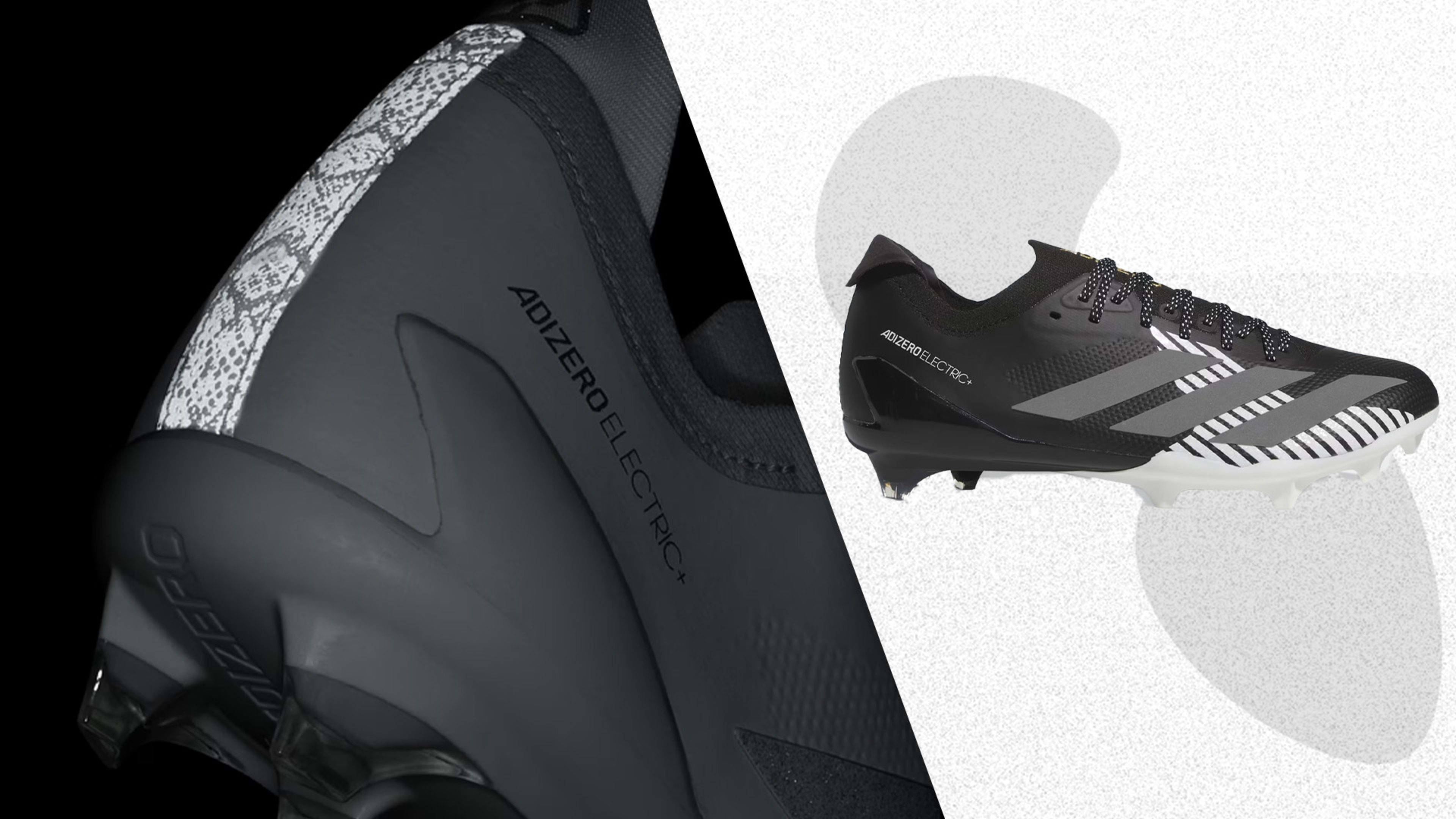 Adizero Electric Cleats BLK/WHT 28.0　J Adidas' AdiZero Electric + II Football Cleats Are 51% Off - Men's